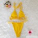 Boomboom Halter Strap Swimwear Women G-String Teeny Mini Brazilian Bikini Thong Swimsuits Yellow B07N5ZDXBG
